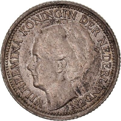 未流通　1892年　オランダ  ウィルヘルミナ女王10 セント銀貨 オランダ 10 セント硬貨 | ウィルヘルミナ女王 | 1926 - 1945