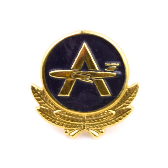 USSR Russian Soviet Civil Air Fleet Aeroflot Plane Pilot Pin Aircraft Aviation Badge