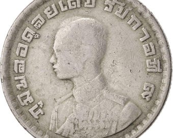 試作版 タイ1962年 ラマ9世 1バーツ銅貨 タイ 1バーツ - ラーマ9世 | コイン Y84 1962 - Etsy 日本