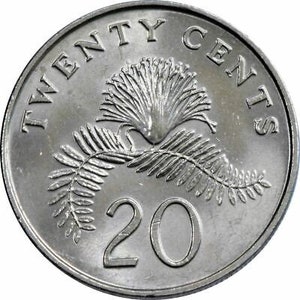 Singapore 20 cent - Etsy 日本