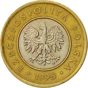 Moneta polacca 2 Złote / Foglie di quercia / Aquila / Polonia / 1994 - 2021