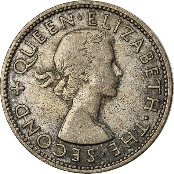 ニュージーランドコイン 1フローリン | エリザベス2世女王 | キウイ鳥