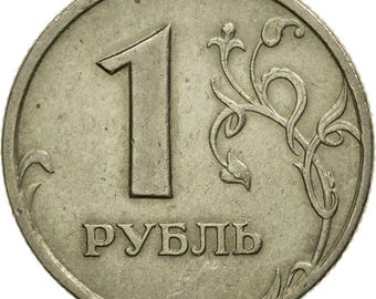 1922 年発行のソビエト連邦の 1 ルーブルの古いビンテージ硬貨。状態