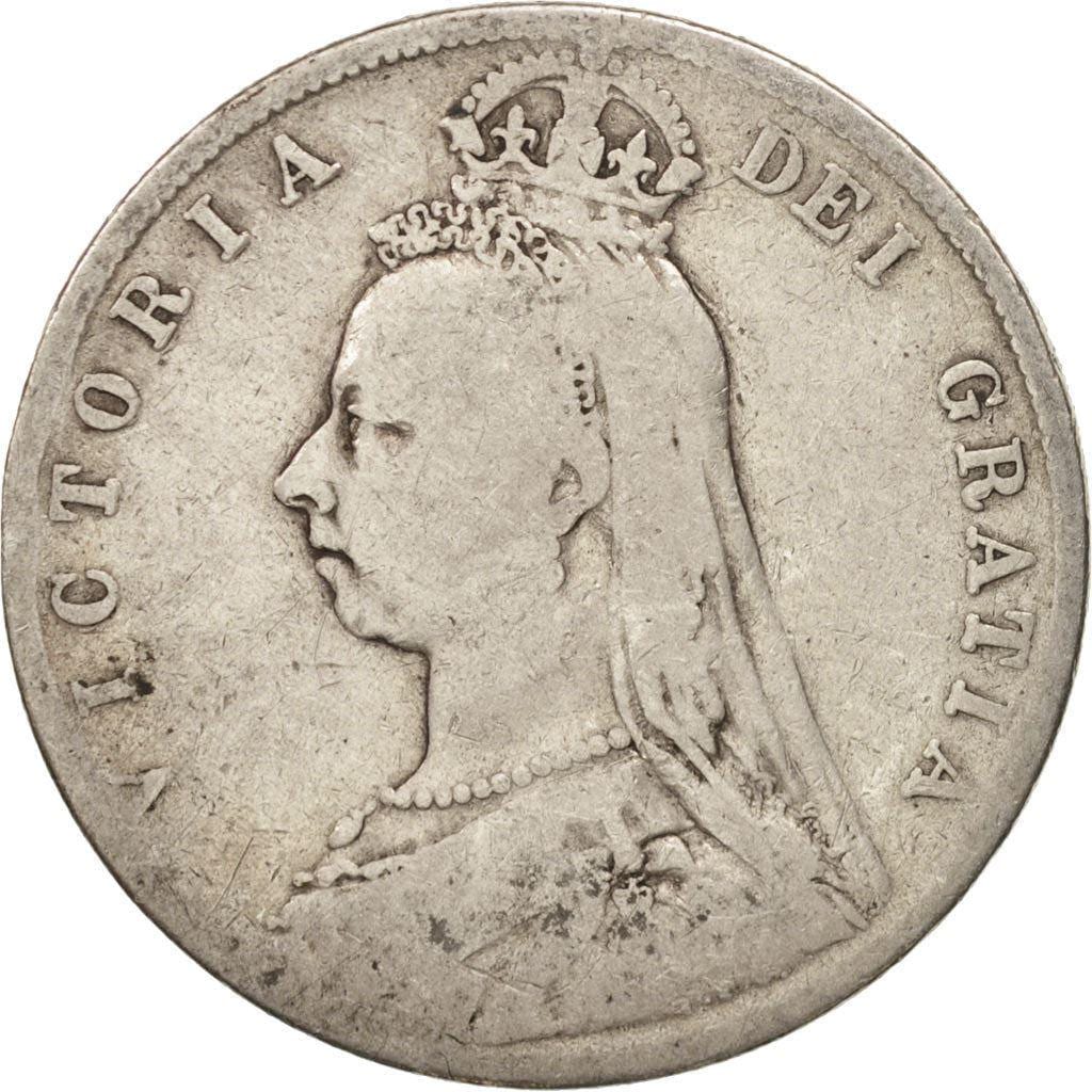 イギリス | 英国 | 1/2クラウンコイン | 銀 | ビクトリア | 1887