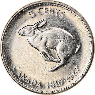 カナダ硬貨 カナダ 5セント | エリザベス2世 | ウサギ | 1967年 - Etsy