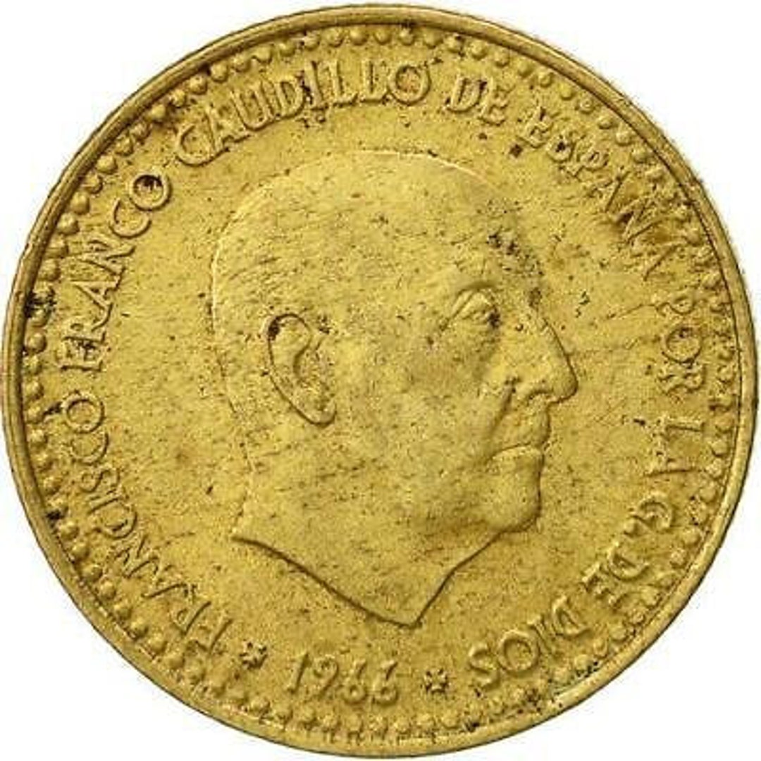 【エラーコイン】フランシスコ・フランコスペイン1ペセタ硬貨1953 楽天市場】1953 スペイン ペセタ フランシスコ フランコ MS-64
