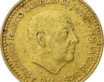 流通コイン スペイン 1 ペセタ 1966 スター 69 - Etsy 日本