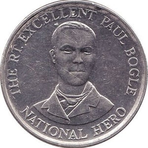 Jamaican Coin 10 Cents | Paul Bogle | Jamaica | 1991 - 1994