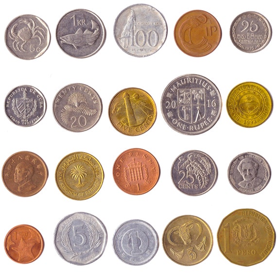 Different Coins Picked From Island Countries. Every Lot May Be Different. A limited Edition product.