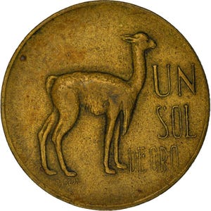 Peru sol coin - Etsy 日本