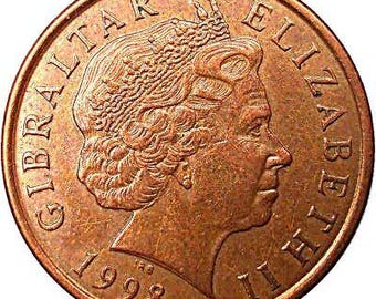 ジブラルタル 2ペンス硬貨 | エリザベス2世女王 | ジブラルタル | 1998