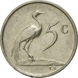 South Africa | 5 Cents Coin | Suid Afrika | KM84 | 1970 - 1989