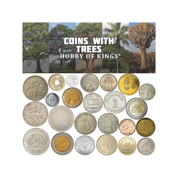 Tree Coins Collection: Worldwide Numismatic Gift for Collectors