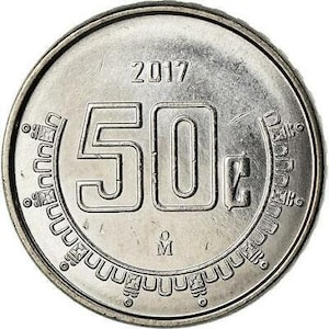 Mexique 50 Centavos | Eagle | Ring | Pièce Anillo de la Aceptación 2009 - 2021