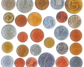 Lot of 28 Different Coins From Each European Union Country