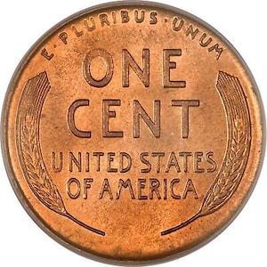 American Coin Estados Unidos 1 Cent / Abraham Lincoln / Capitol / 1909 - 1958