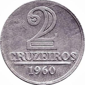 Brazil | 2 Cruzeiros Coin | KM571 | 1957 - 1961