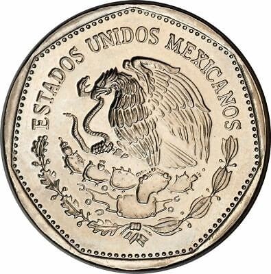 メキシコ 5ペソ | 羽毛のある蛇神ケツァルコアトルのコイン 1980