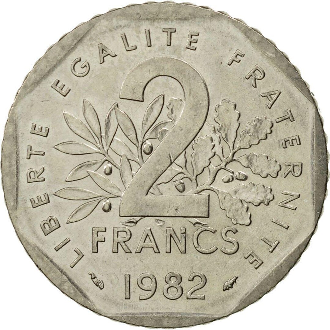 フランス硬貨 2フラン | フランス | 1977 - 2001 - Etsy 日本