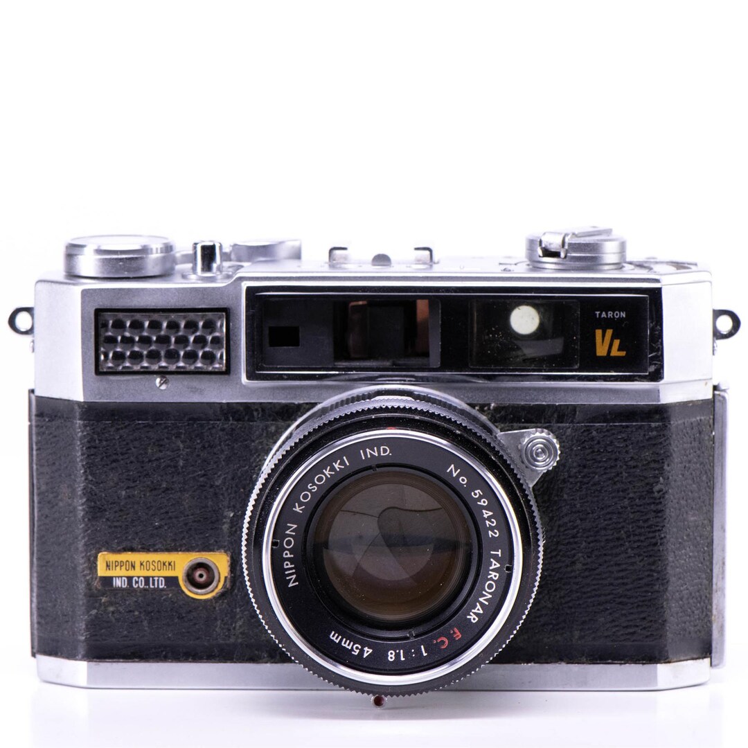 Canon 、fujica、taronフィルムカメラ Taron VL Camera | Taronar F.C. 45mm F1.8 | White | Japan | 1959