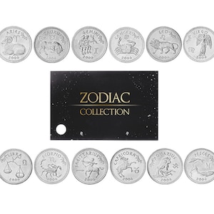 Somaliland 12 Coin Set | Zodiac | Velvet bag | Numismatic Journey to the Stars | Astrological Signs | 2006
