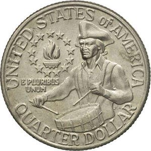 USA| 1/4 Dollar-Münze | George Washington | Schlagzeuger | 1976