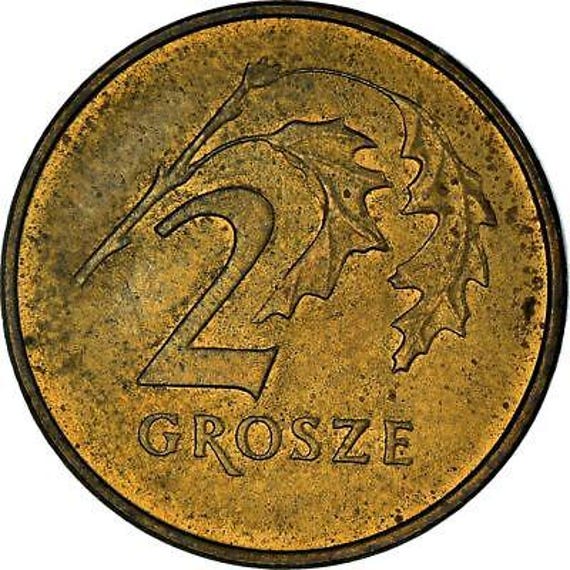 ポーランド 2 Grosze | 100 コイン | オーク リーフ | イーグル