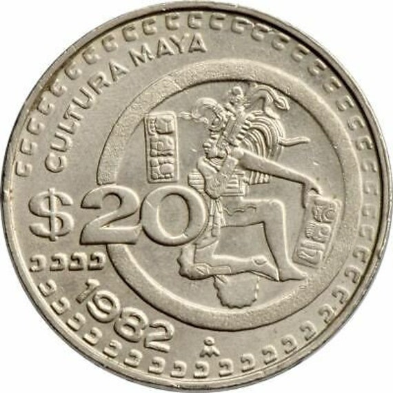 未使用 1961年 メキシコ ペソ 4連番 maya マヤ暦 アンティークレトロ 未使用 1961年 メキシコ ペソ 4連番 maya マヤ暦 アンティーク
