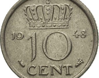 ち*う様 1892年オランダ　ウィルヘルミナ女王 10セント銀貨 il_340x270.7329933219_8t2f.jpg
