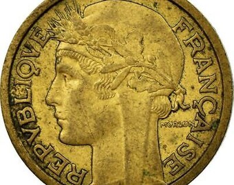 フランス硬貨 1 フラン | フランス | 1931 - 1941 - Etsy 日本
