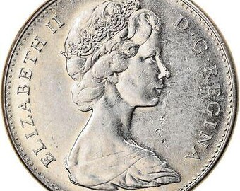カナダ硬貨 カナダ 5セント | エリザベス2世 | ウサギ | 1967年 - Etsy