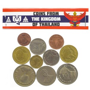 FOREIGN CURRENCY OLD ASIAN COLLECTIBLE MONEY Details about / 5 DIFFERENT COINS FROM THAILAND
