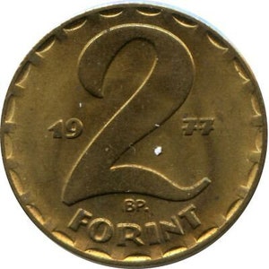Hungarian Coin Hungary 2 Forint | 1970 - 1989