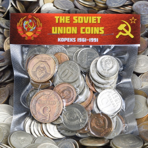 Set of 7 Soviet USSR good vintage coins 1 2 3 5 10 15 20 kopeck 1979 circulated 