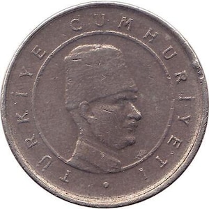 Turkish Coin Turkey 10 Yeni Kurus | Mustafa Kemal Ataturk | 2005 - 2008