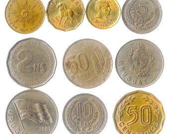 ウルグアイコインセット | ペソ・センテシモ | 南米通貨ミックス