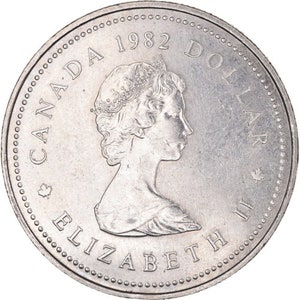 Canadian Coin Canada 1 Dollar | Queen Elizabeth II | Constitution | 1982