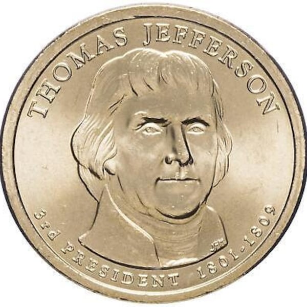 Verenigde Staten | 1 Dollar Munt | Thomas Jefferson | | van het Vrijheidsbeeld 2007