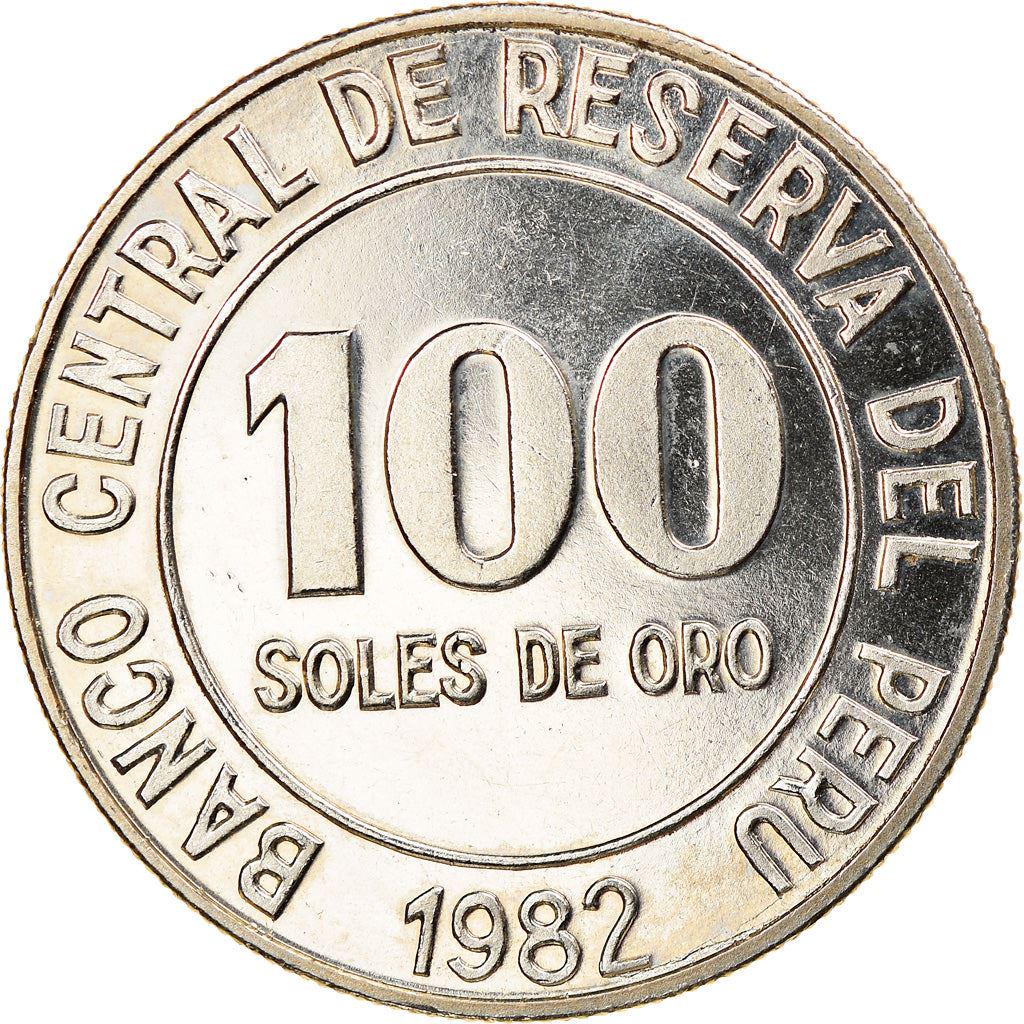 Peru 100 Soles De Oro Coin KM283 1980 - 1982 - Etsy