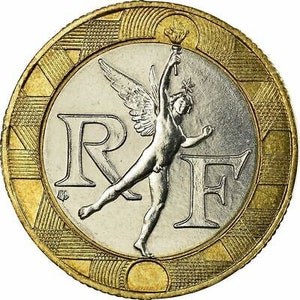 French Coin 10 Francs | Génie de la Liberté | France | 1988 - 2001