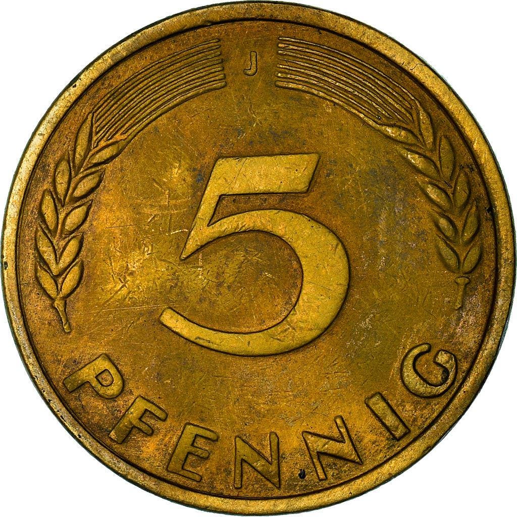 5 pfennig 1950 - Etsy 日本