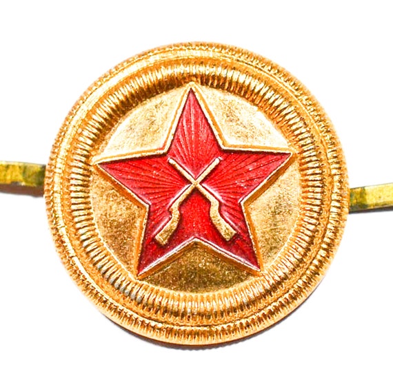 USSR Soviet Military Cockade Badge Vokhr Uniformed Factory Guard Security
