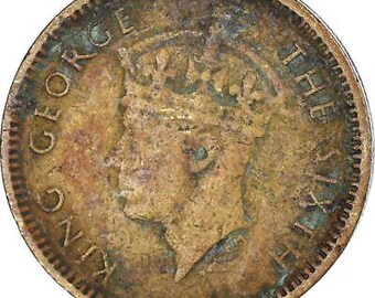 香港 | 5セント硬貨 | 国王ジョージ6世 | Km:26 | 1949 - 1950 - Etsy 日本