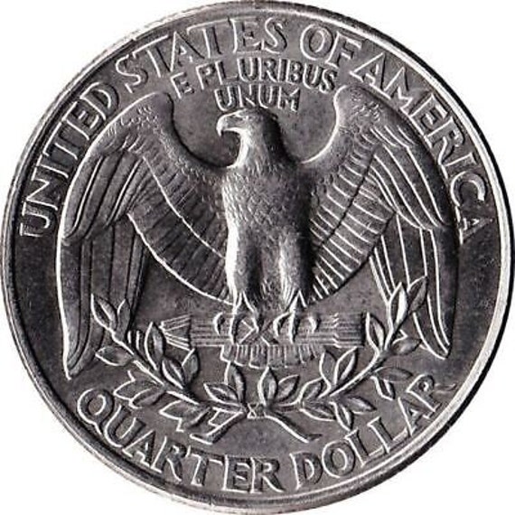 American | United States Quarter Dollar Coin | George Washington | Eagle |  1965 - 1998