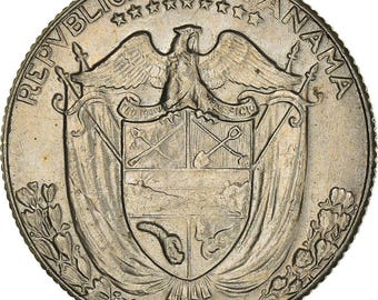 パナマ 1947年 1バルボア 銀貨 パナマ 1947年 1バルボア 銀貨 バルボア