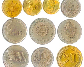 ウルグアイコインセット | ペソ・センテシモ | 南米通貨ミックス