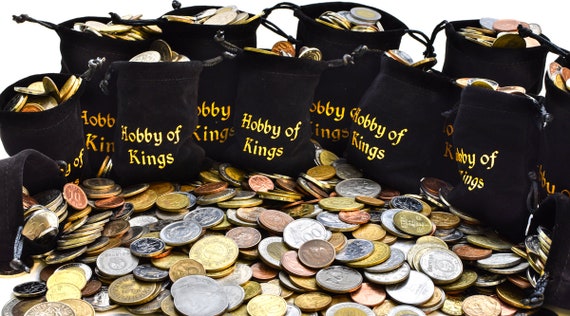 Different Coins Many World Countries + Coin Bag Money Purse | Foreign Currency - Great Gift Idea for Cash Collectors