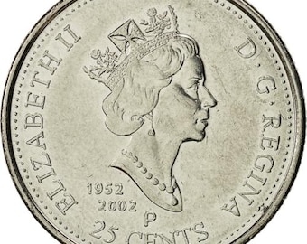 2013年カナダ25セント硬貨エリザベス2世 - 記念発行 北部の生活