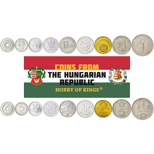 Hungarian Coin Set: 1967-1981 Forint & Fillér Collection