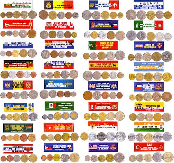 160 Old Coins From 32 Different World Countries. Mega Pack. High Value.a Great Gift For Numismatist